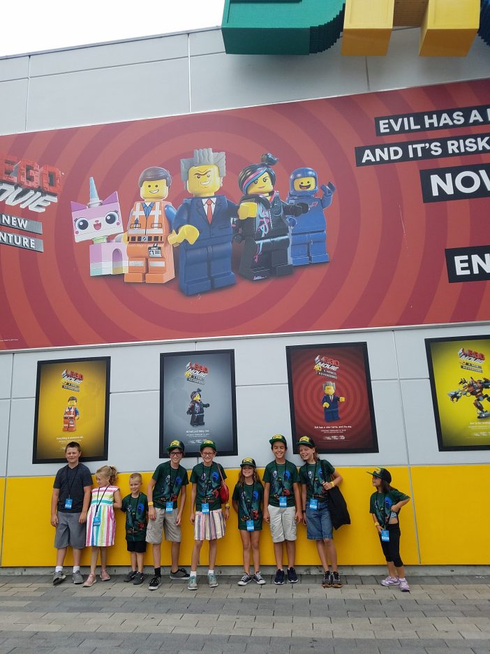 blogger kids at the LEGO NINJAGO MOVIE