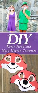 Robin Hood & Maid Marian DIY Masks