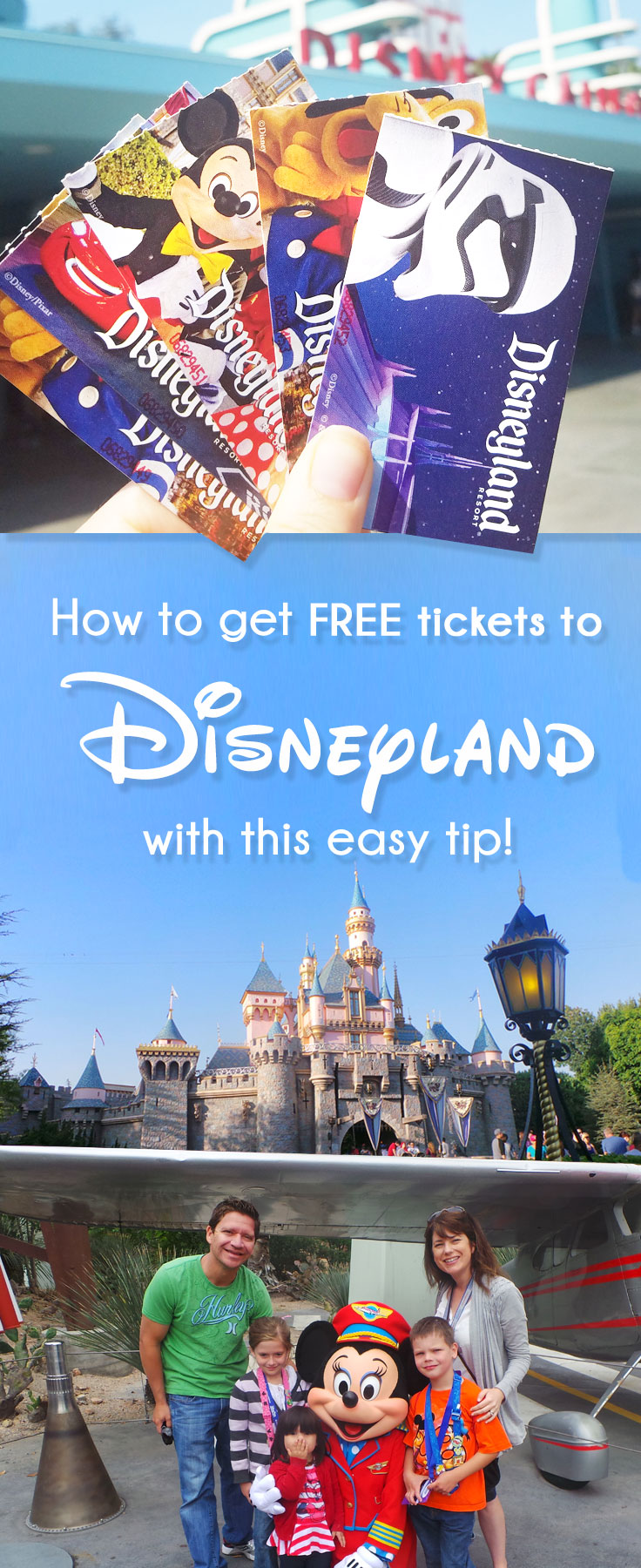 free tickets to Disneyland