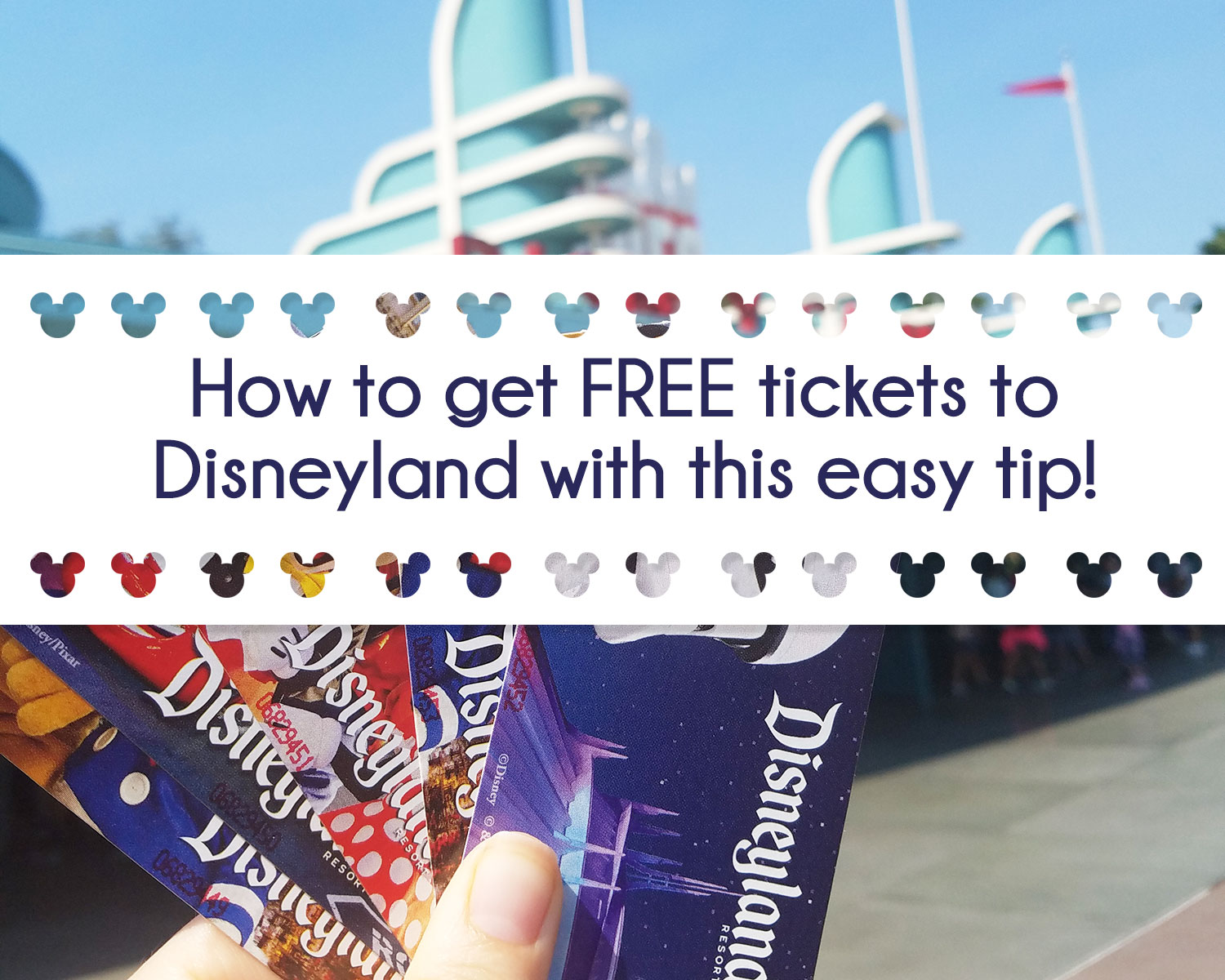 Free Disneyland Tickets. Get FREE Disneyland tickets with this easy tip!