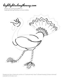 Thanksgiving coloring pages - printable cartoon turkeys!