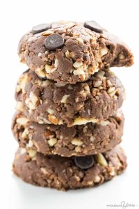 Easy Low Carb Peanut Butter Chocolate No Bake Cookies Recipe
