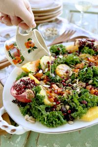 Fall Harvest Kale Salad