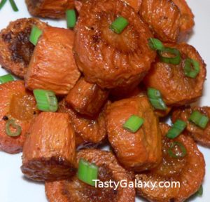Roasted Carrots With Scallions