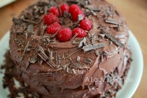 Vegan & Gluten-Free Chocolate Raspberry Cake
