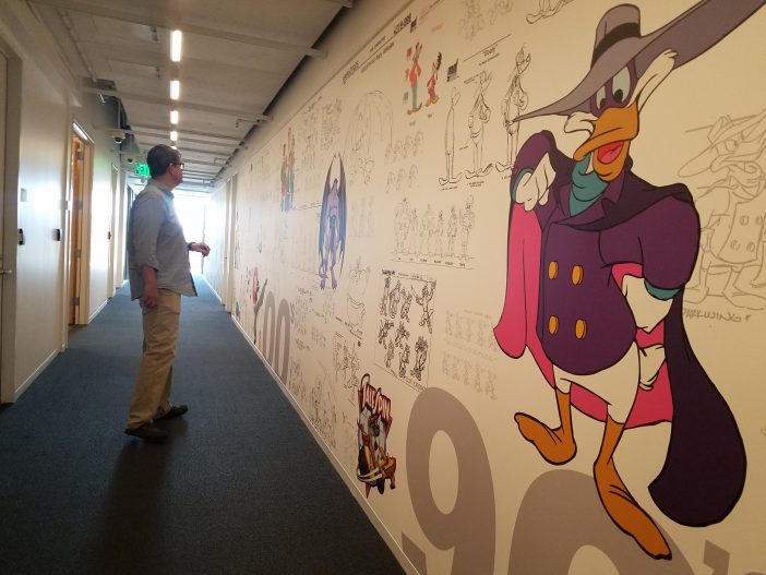disney cartoon wall