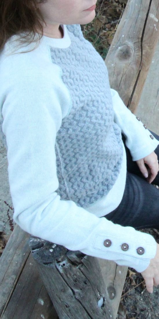 prana sleeve detail aya sweater