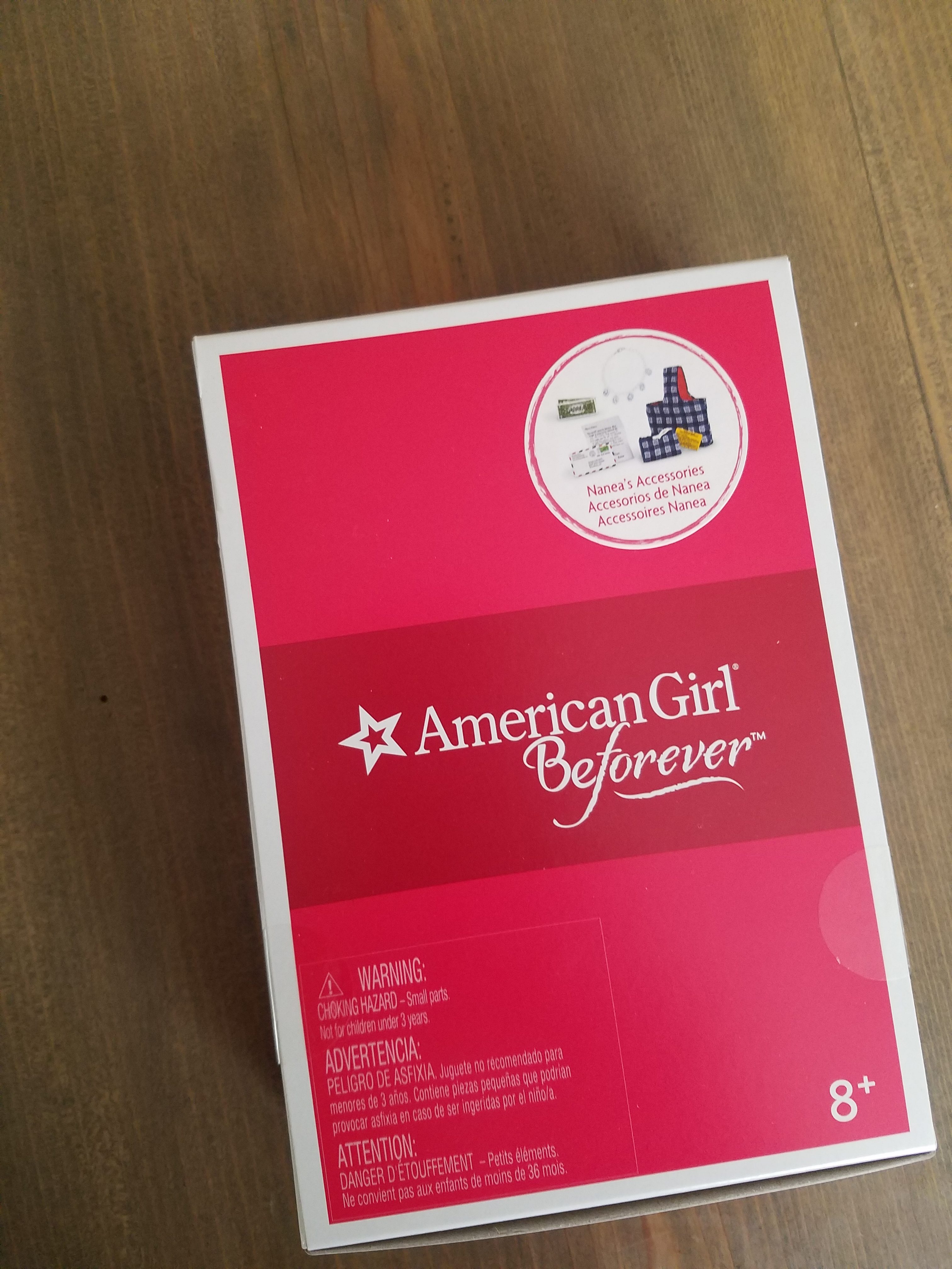 acessory box for American Girl doll