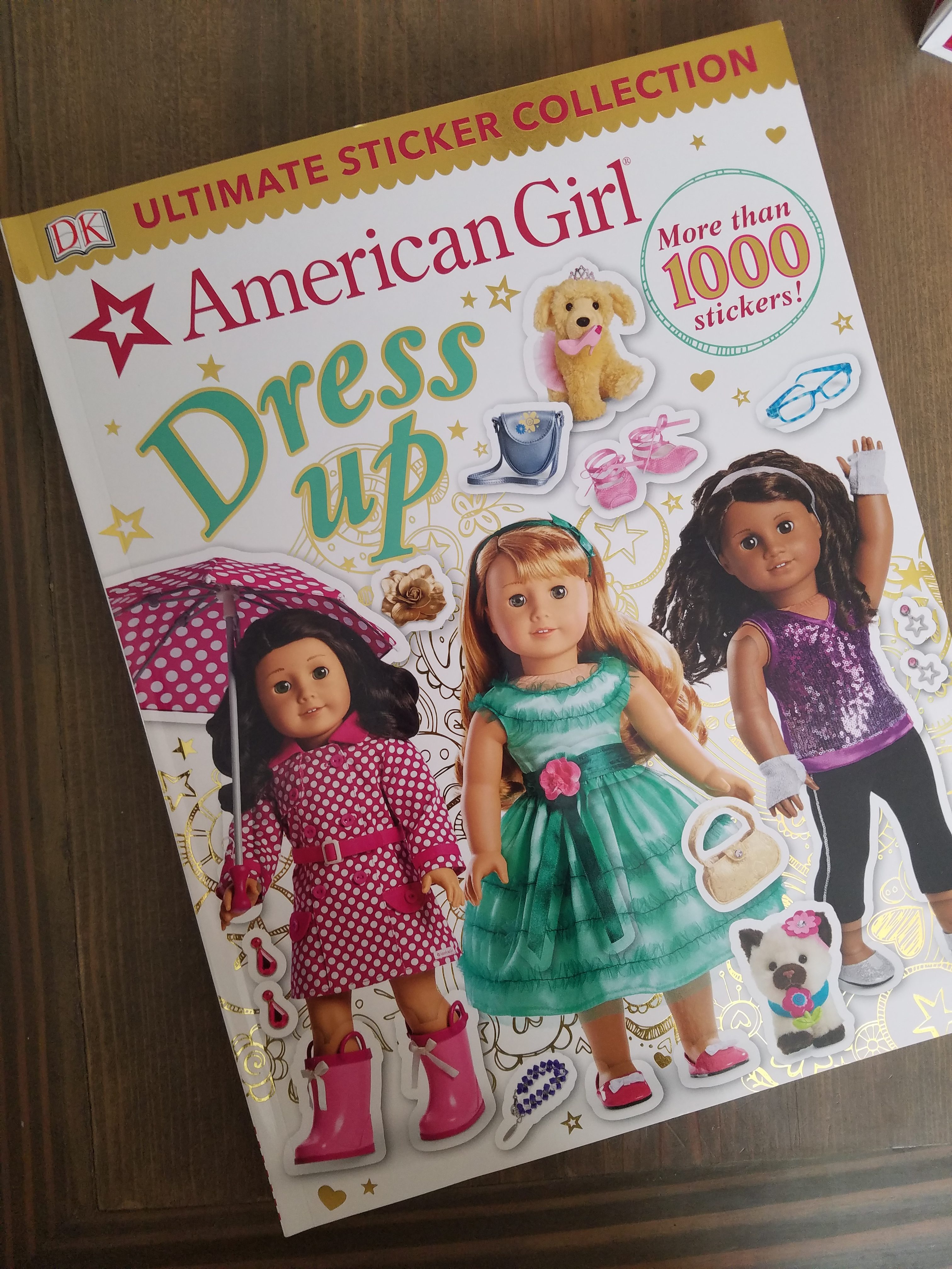 American girl doll sticker book