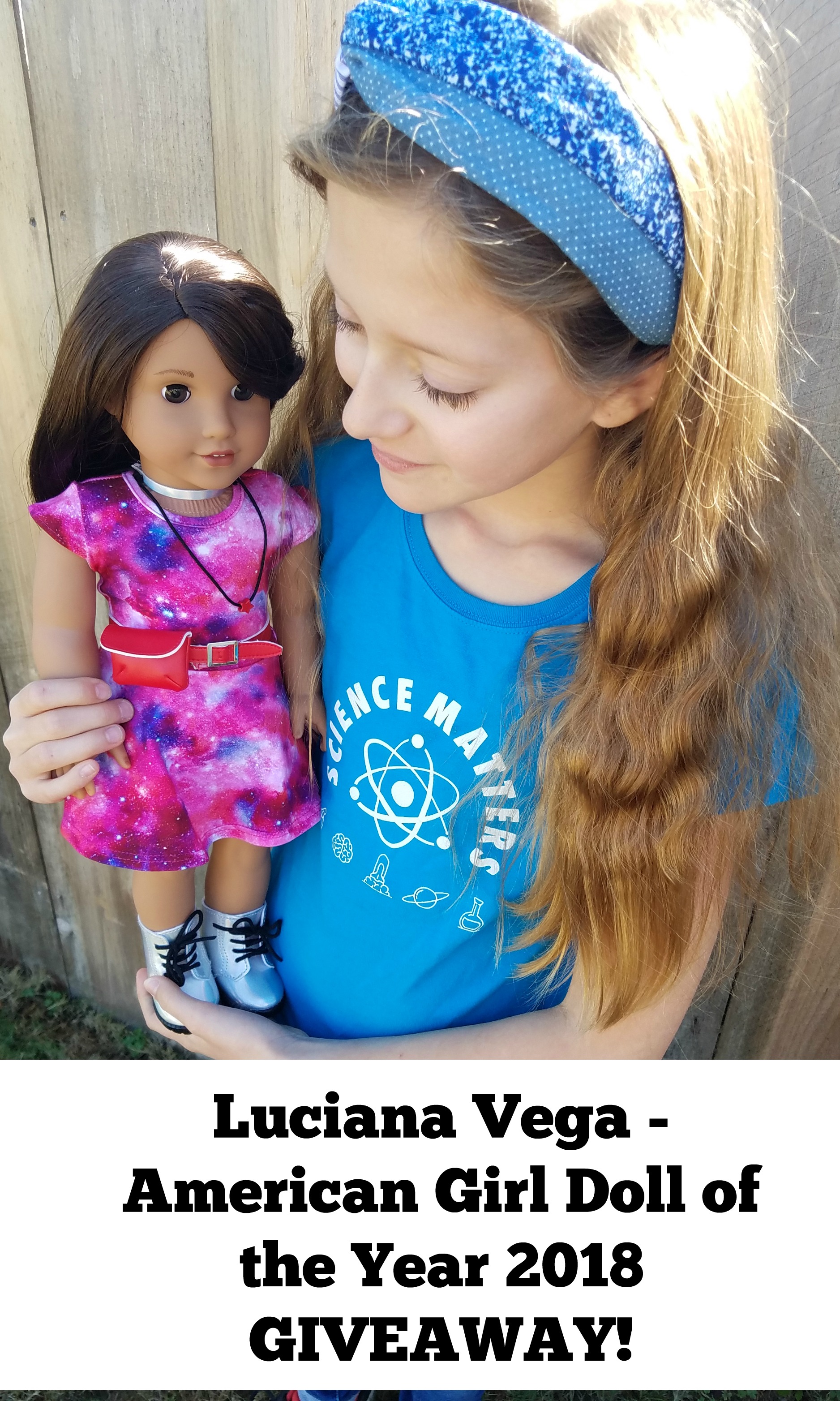 Giveaway for American Girl Doll of the Year 2018 Luciana Vega from Highlights Along The Way