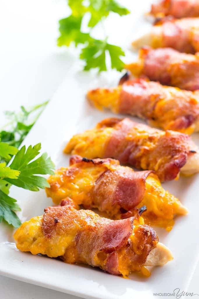 Baked Bacon Wrapped Chicken Tenders Recipe