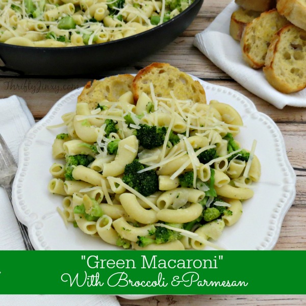 Broccoli Parmesan Macaroni Recipe