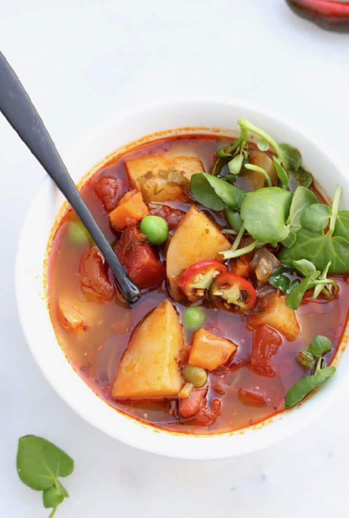 Healthy Vegan Potato Soup Recipe