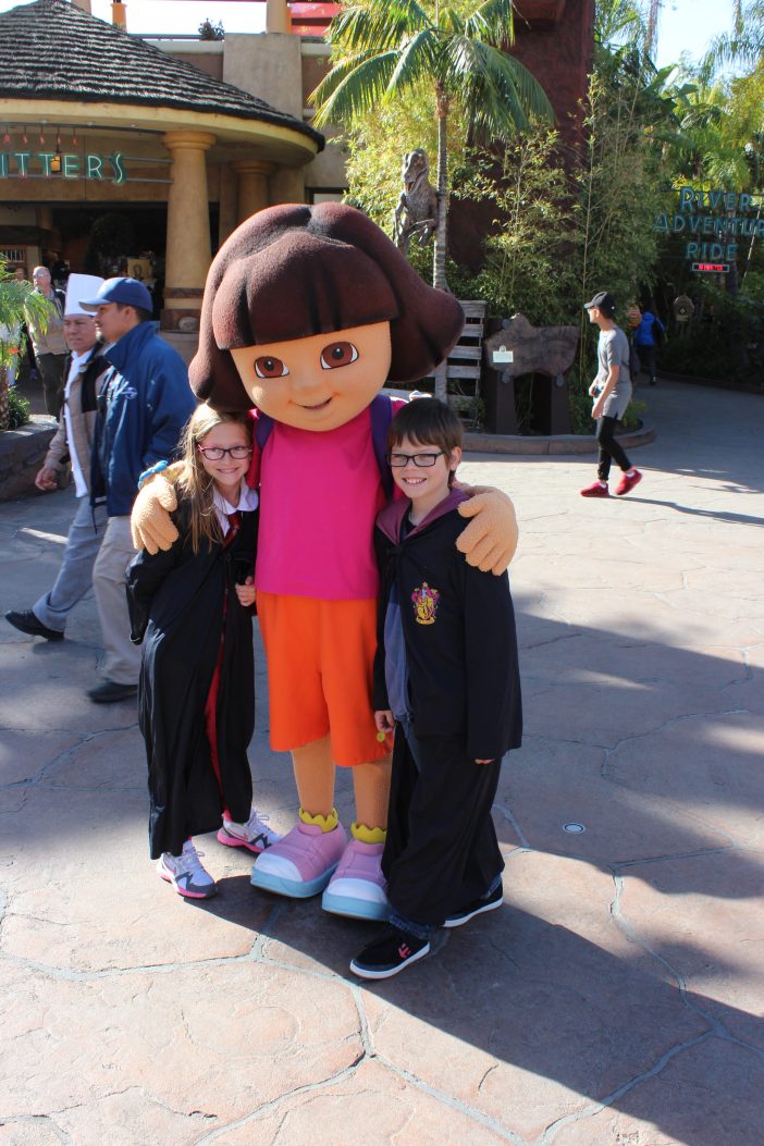 meet characters at Universal