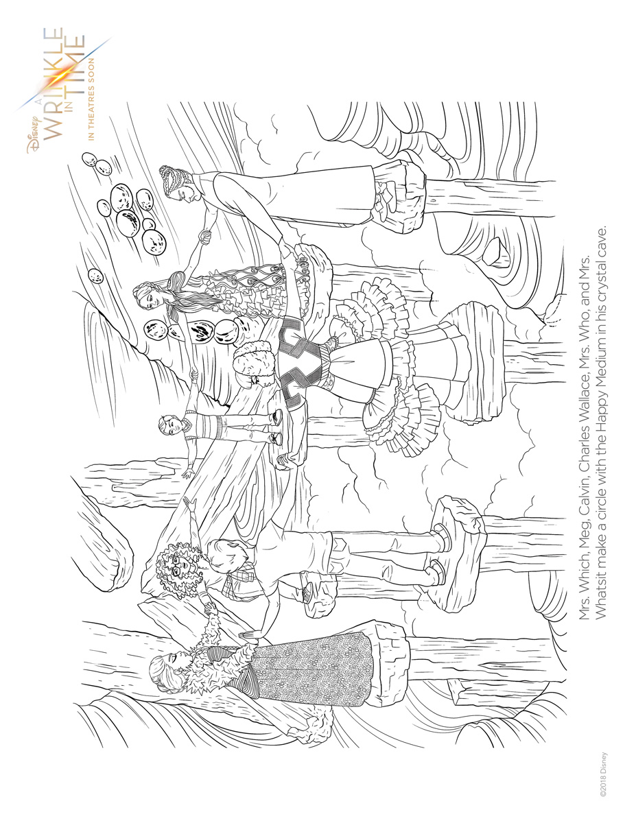 A Wrinkle in Time Coloring page