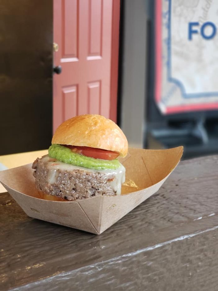 impossible vegan burger at DCA