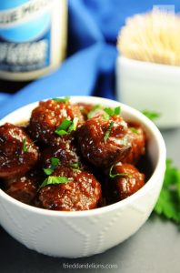 Vegan Instant Pot BBQ Meatballs