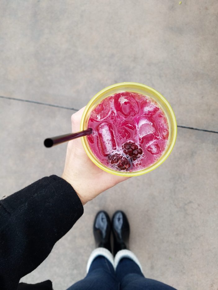 beet kombucha sangria at Disney Food and Wine