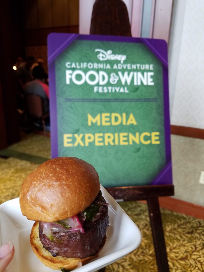 Grilled Harris Ranch Beef Tenderloin Slider with Chimichurri Sauce