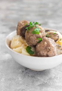 Instant Pot Salisbury Steak Styled Meatballs Recipe