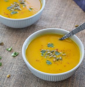 Turmeric Curry Carrot Soup