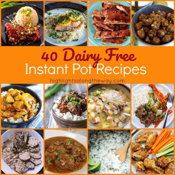 DAIRY FREE INSTANT POT RECIPES