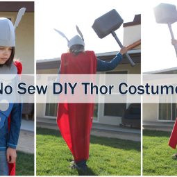 no sew Thor costume