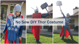 no sew Thor costume