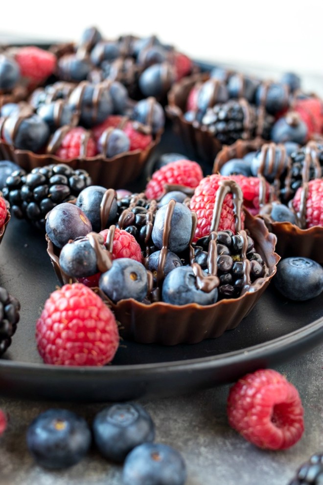 Chocolate Berry Cups