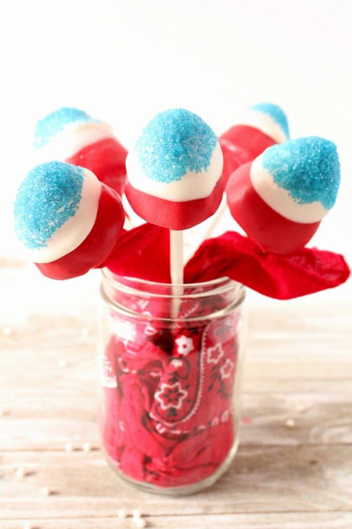 Firecracker Strawberry Pops