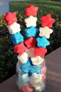 Fourth of July Patriotic Marshmallow Star Shooters