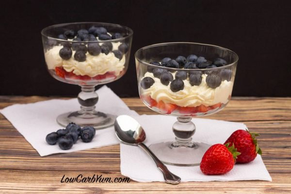 Mascarpone Cheese Mousse and Berries