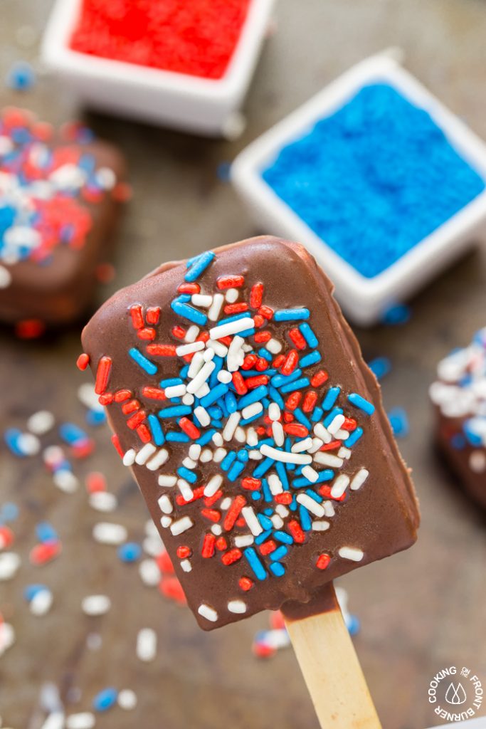 Patriotic Ice Cream Sandwiches