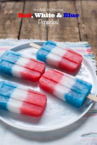 Red, White & Blue Popsicles!