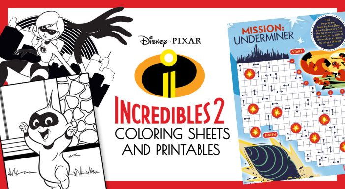 Incredibles 2 coloring pages