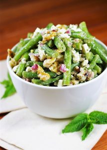 Green Bean, Walnut, & Feta Salad
