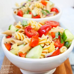 Rainbow Summer Pasta Salad