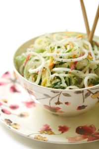 Raw Spiralized Thai Salad