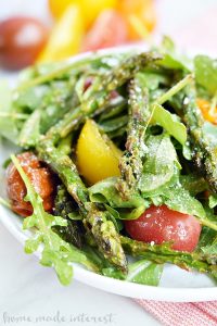Roasted Tomato and Asparagus Salad