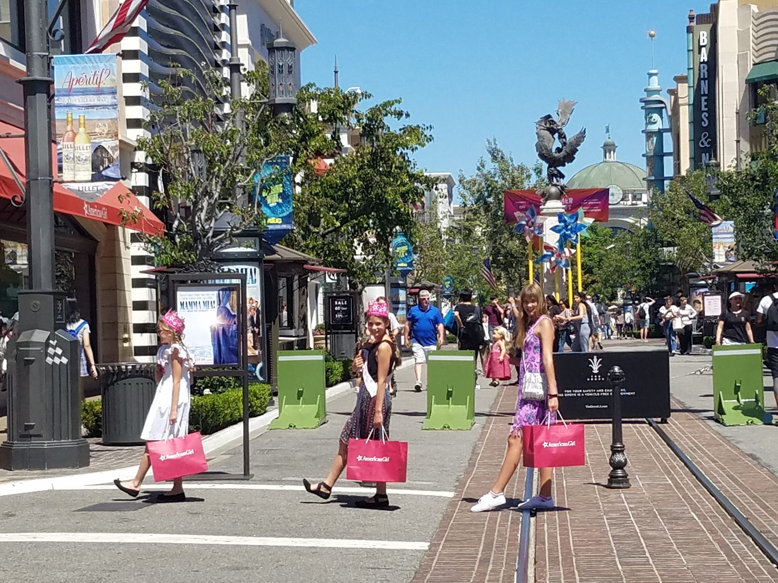 A visit to the American Girl Doll Store at the Grove in Los Angeles