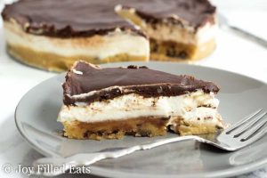 No Bake Cookie Dough Cheesecake