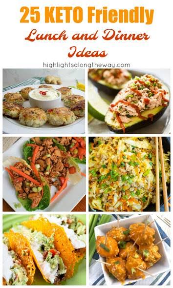 KETO LUNCH IDEAS Roundup - Highlights Along the Way