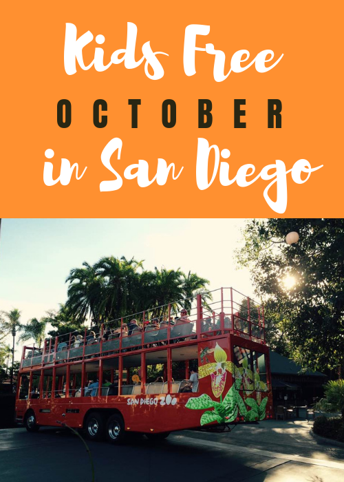 Kids Free in San Diego is all October! The best time to visit San Diego!