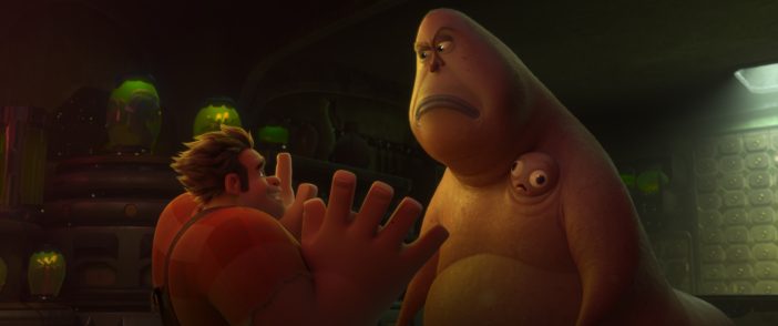 Disgusting monster with two heads on Ralph Breaks the Internet