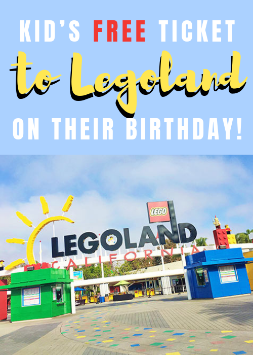 Get a FREE ticket to LEGOLAND on your child's birthday