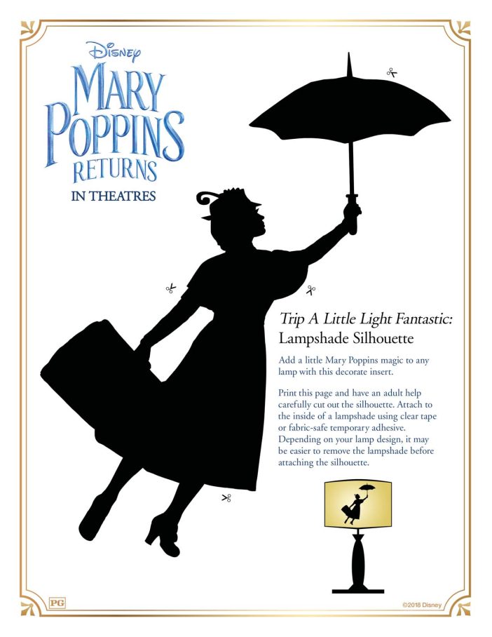 Mary Poppins Returns lamplighter coloring sheet