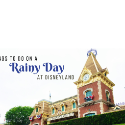 Things to do on a rainy day at Disneyland