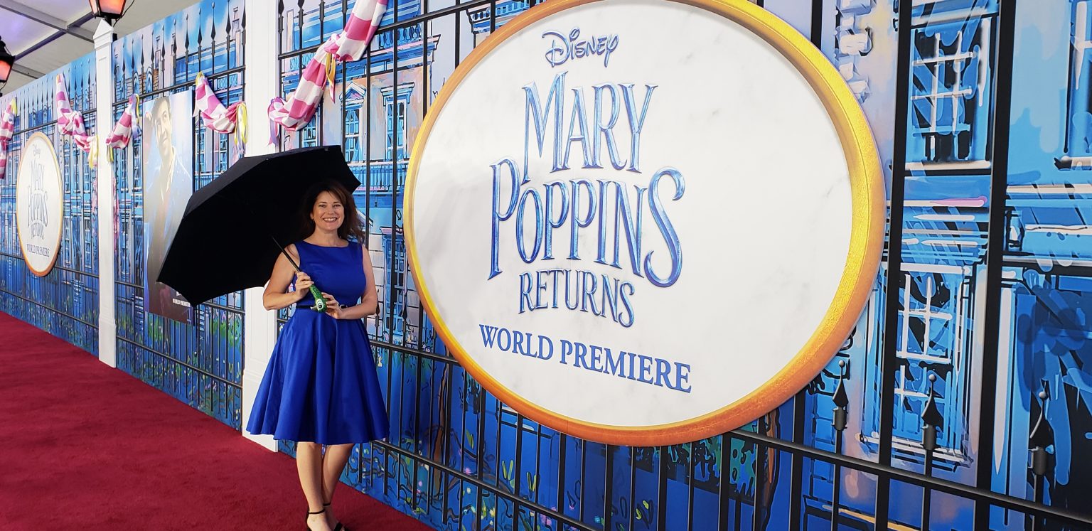 mary poppins red carpet