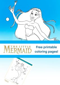 The Little Mermaid Coloring pages Halle Bailey