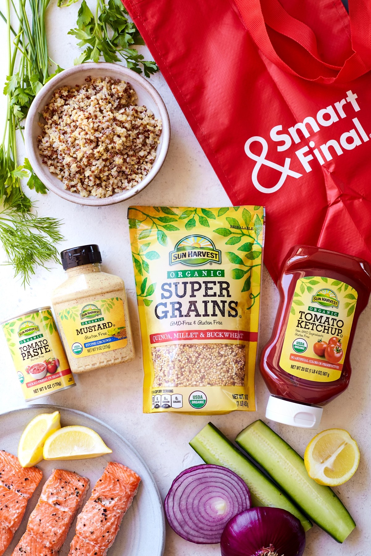 Easy and Fast Salmon Burger recipe using Super Grains!